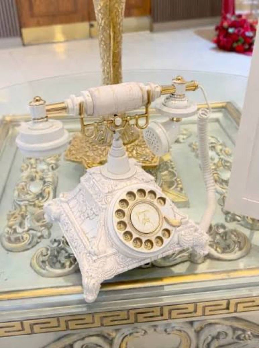 Vintage-style Audio Guest Book telephone